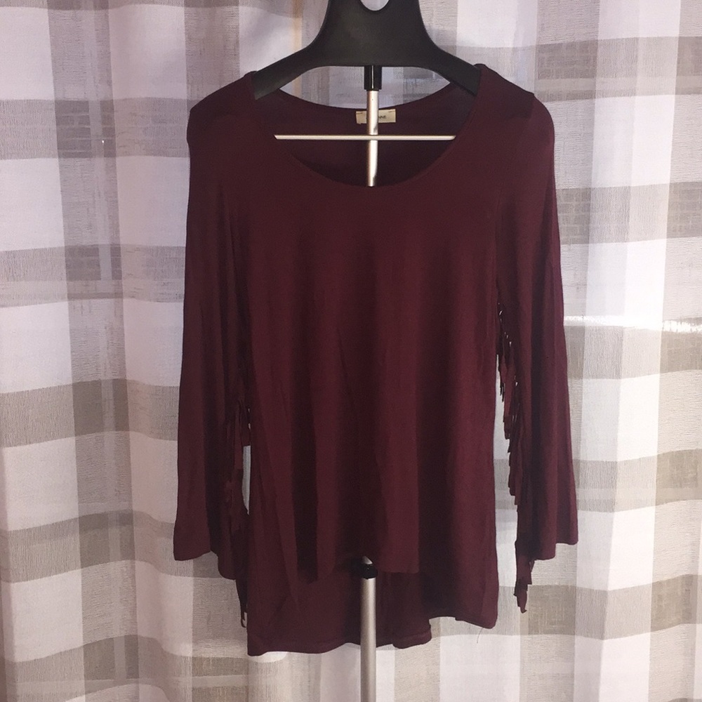 Adrienne Fringe sleeve Sweater